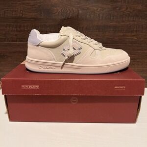 Lotto Leggenda Women's Signature Shoe Natural/Blue Size 9M